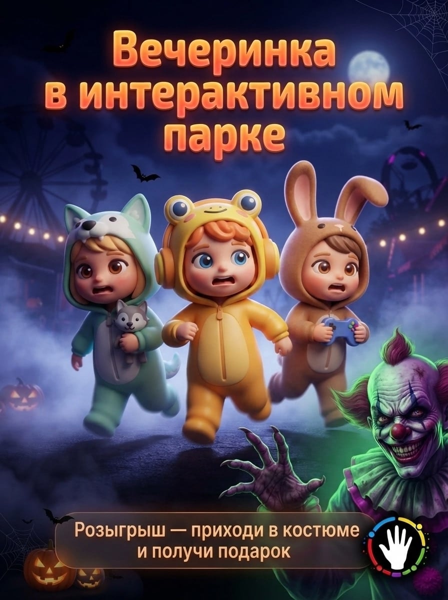 ХЭЛЛОУИН В ИНТЕРАКТИВ KIDS: «МЕСТЬ КЛОУНА»!