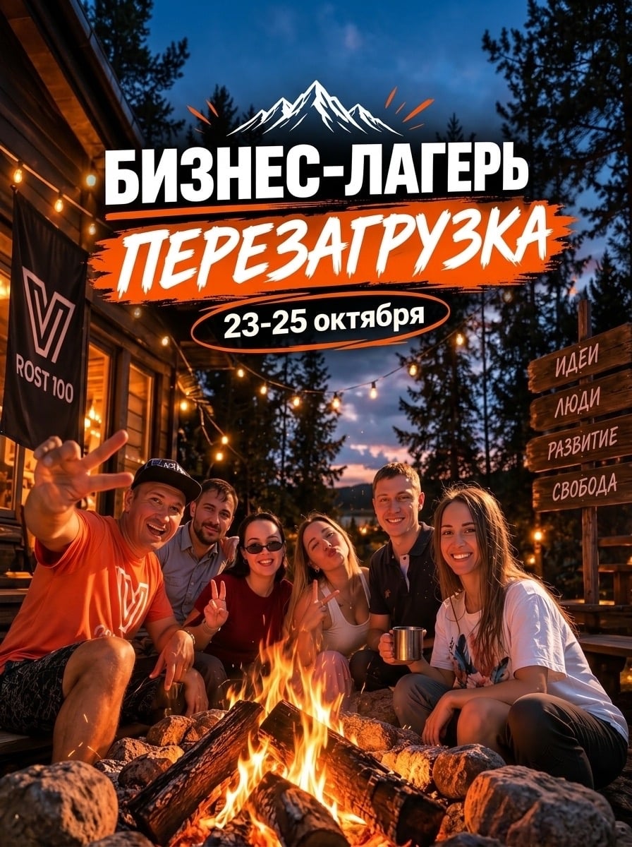 БИЗНЕС-ЛАГЕРЬ ROST100 | 23–25 ОКТЯБРЯ