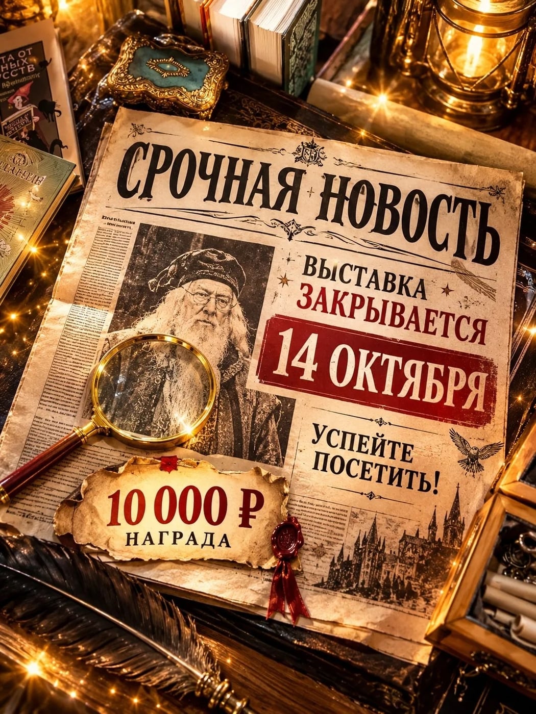 Выставка «Тайны Хогвартс»