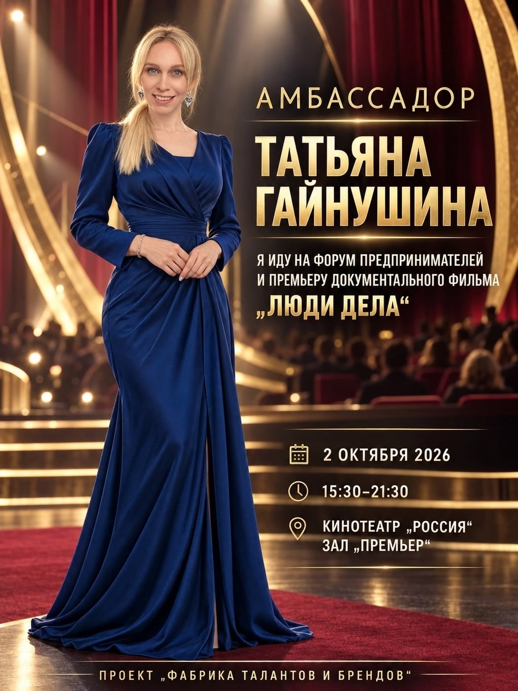 2 ОКТЯБРЯ — ФОРУМ И ПРЕМЬЕРА ФИЛЬМА «ЛЮДИ ДЕЛА»