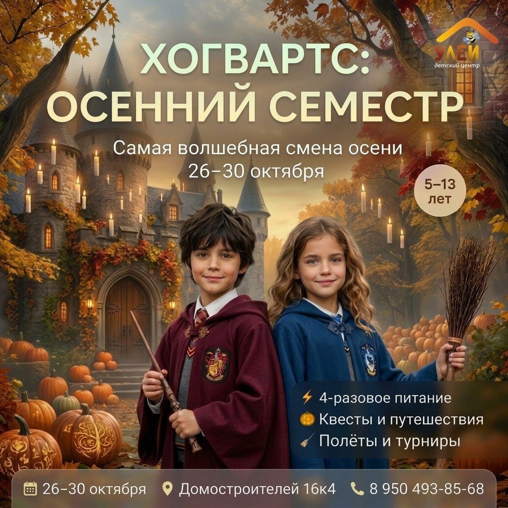 ХОГВАРТС: ОСЕННИЙ СЕМЕСТР В «УЛЬЕ»