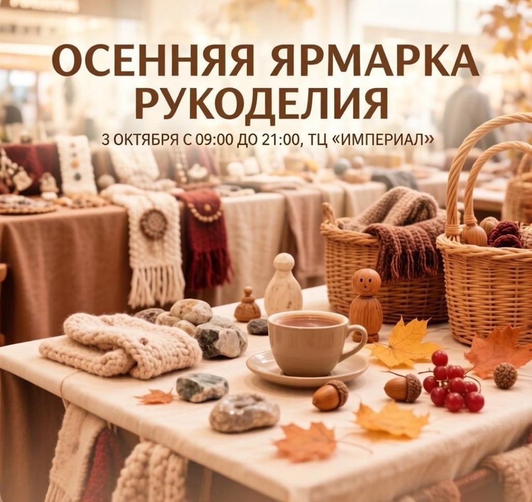 Осенняя ярмарка в ТЦ «Империал»!