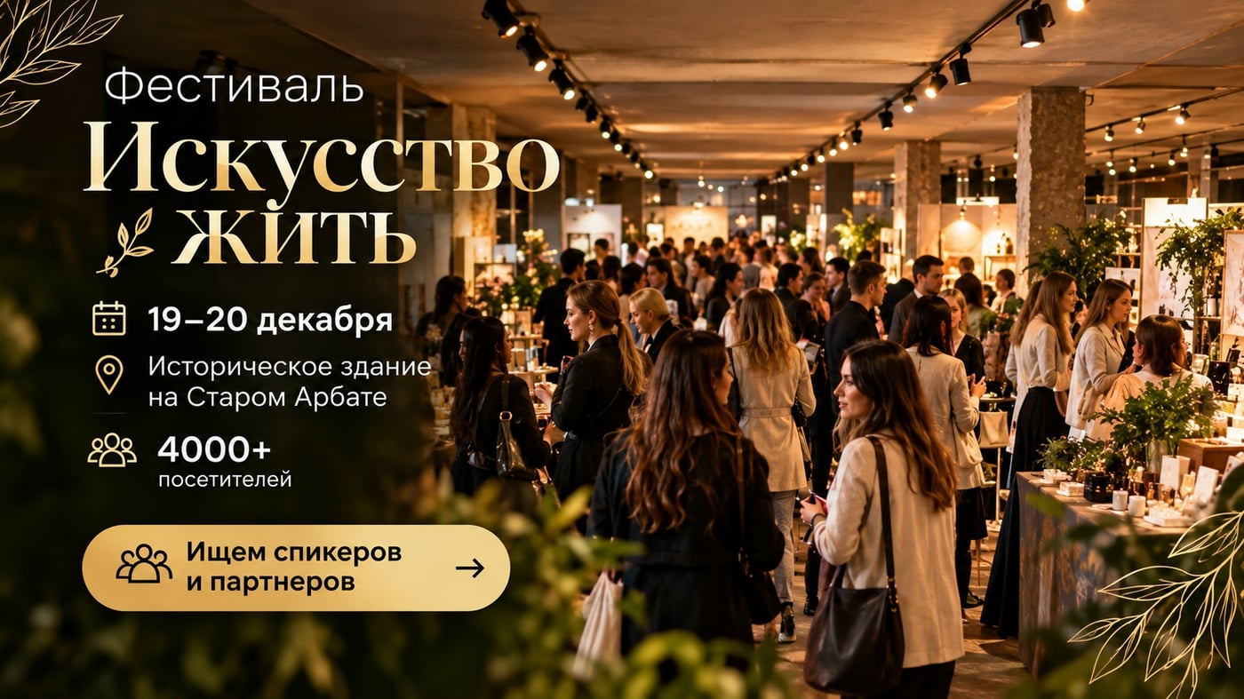 Фестиваль «Искусство жить» на 4000+ человек