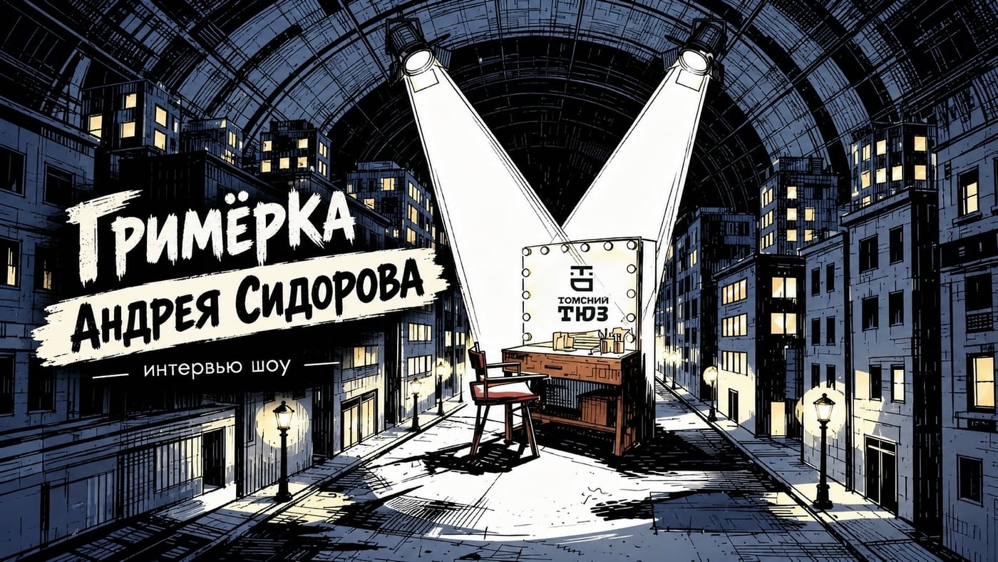 в сентябре Томский ТЮЗ начинает новый проект интервью-шоу «Гримёрка»!