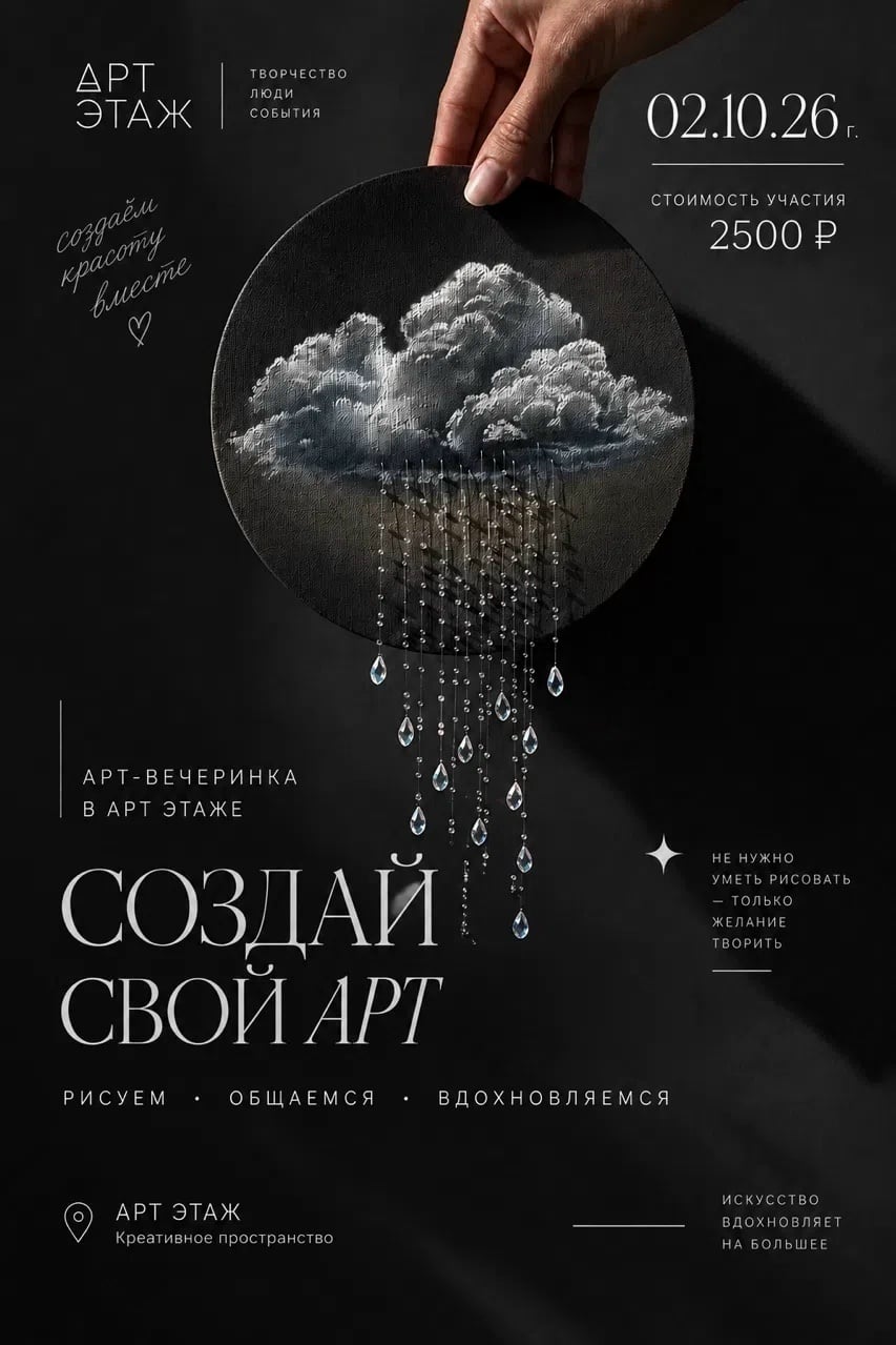 АРТ-ВЕЧЕРИНКА В «АРТ ЭТАЖЕ»