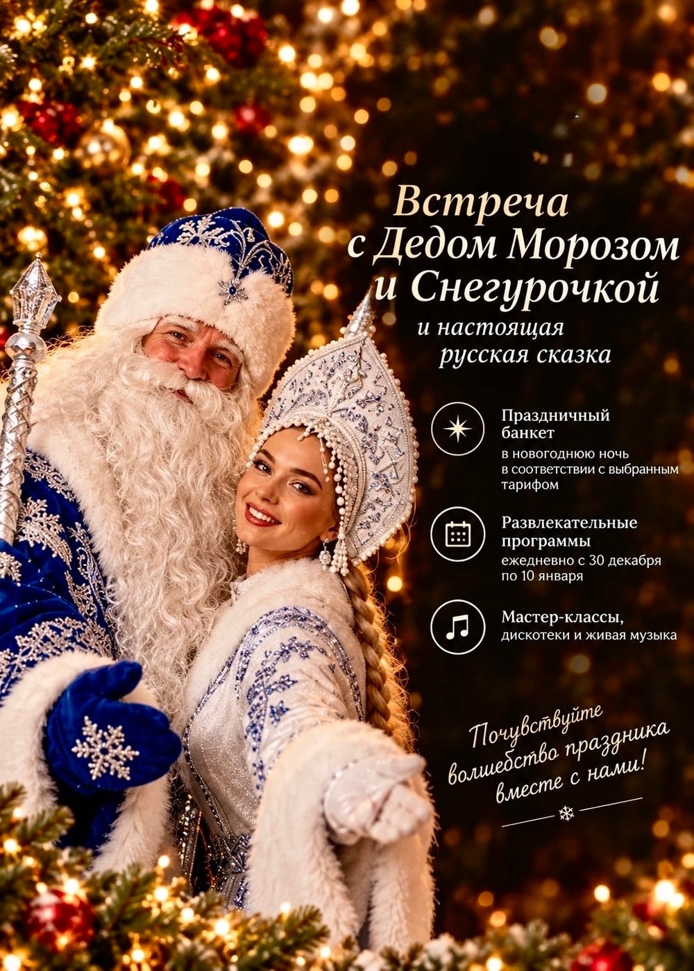 НОВЫЙ 2027 ГОД В «НАДЕЖДЕ» - БРОНИРОВАНИЕ ОТКРЫТО!
