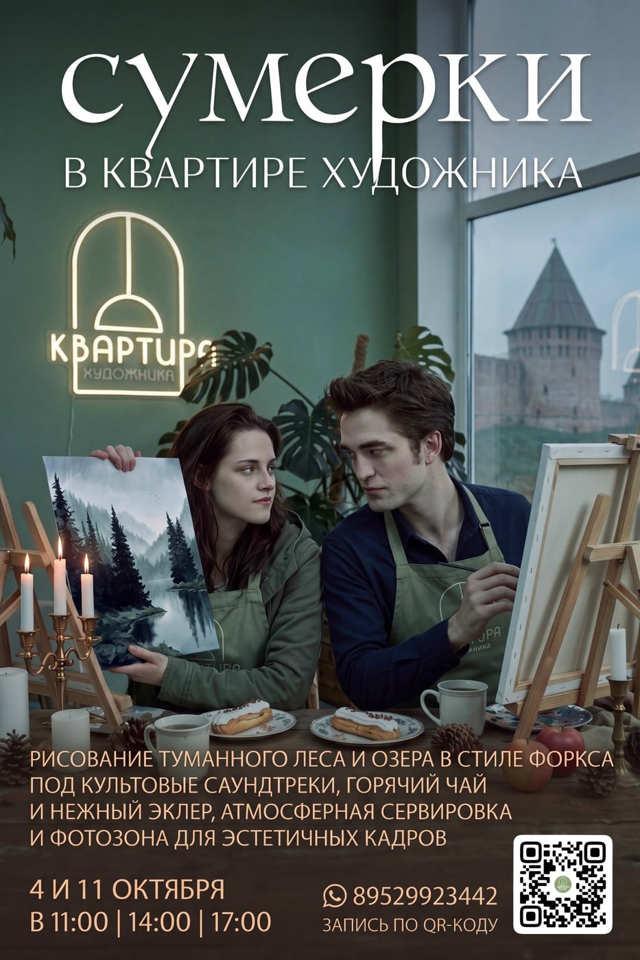 «Сумерки» — мастер-класс по рисованию в Смоленске