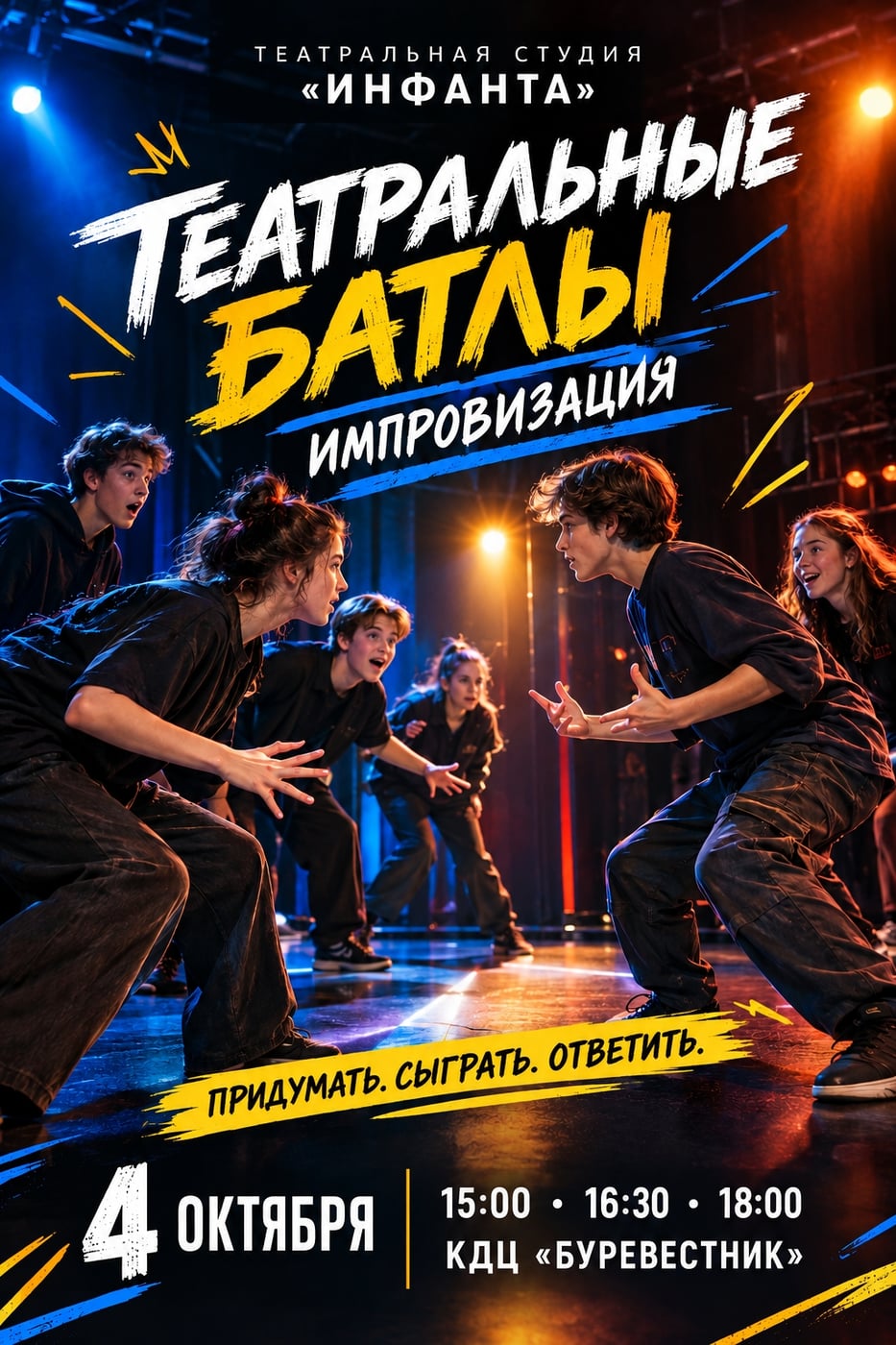 Театральные импровизационные батлы в «Инфанте»!