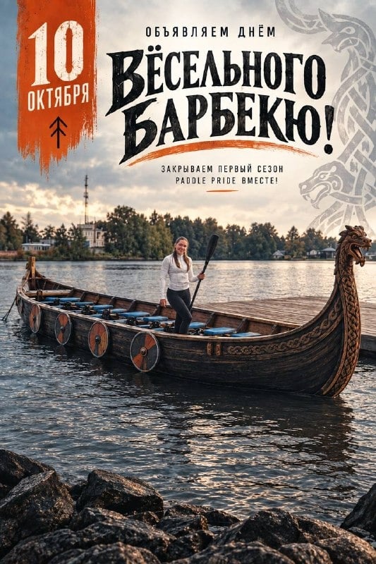 10 октября объявляем днём Вёсельного барбекю!