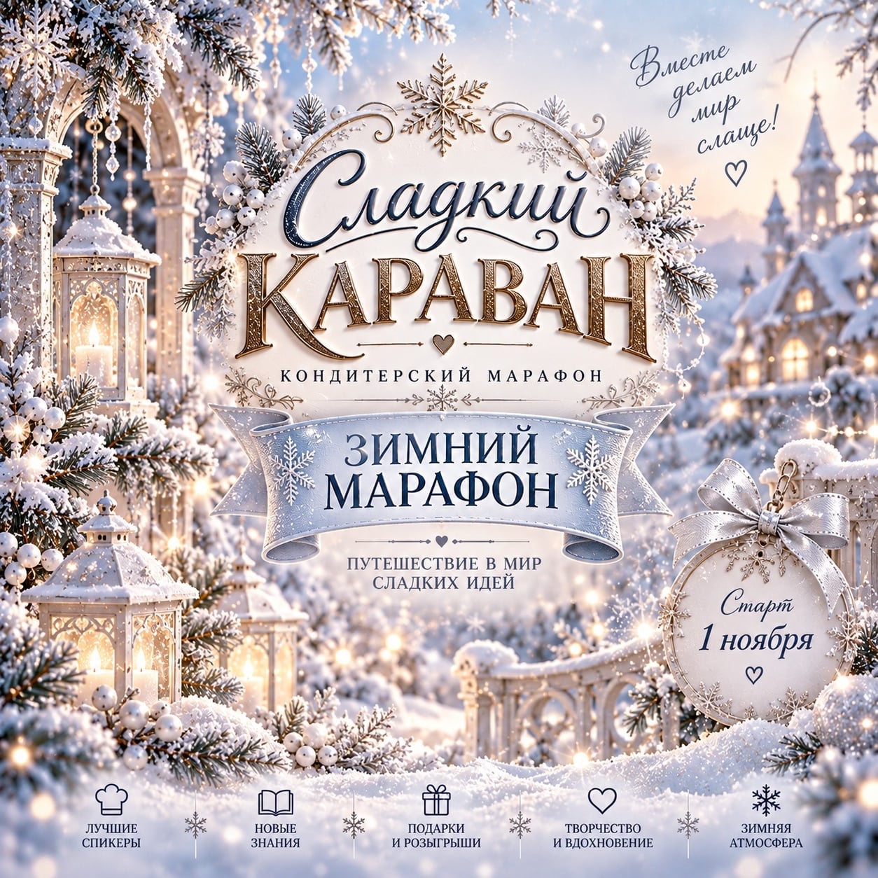Зимний марафон «Сладкий Караван» открывает свои двери!