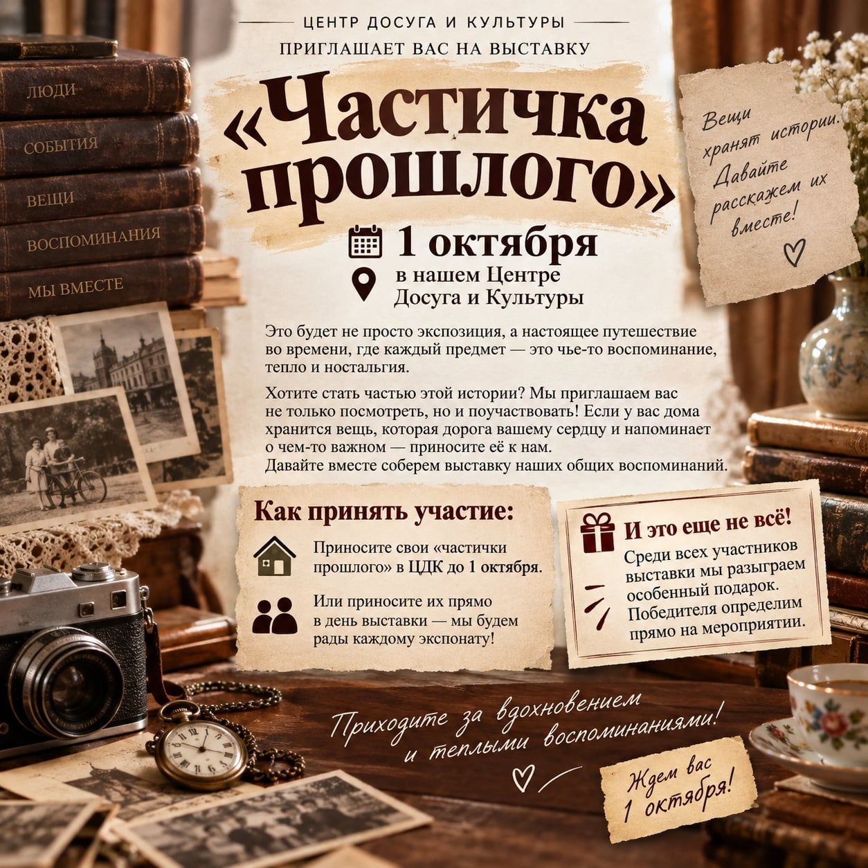 Выставка «Частичка прошлого»