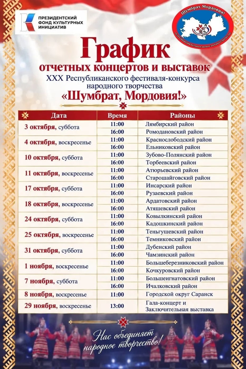 «Шумбрат, Мордовия!» — 30 лет традиций, объединяющих сердца