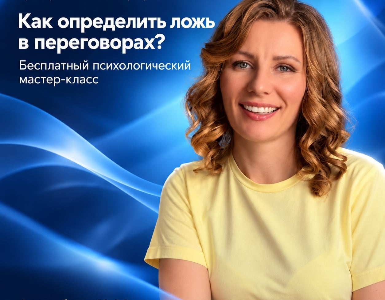 Бесплатный мастер-класс в Барнауле "Как определить ложь?" 8 октября