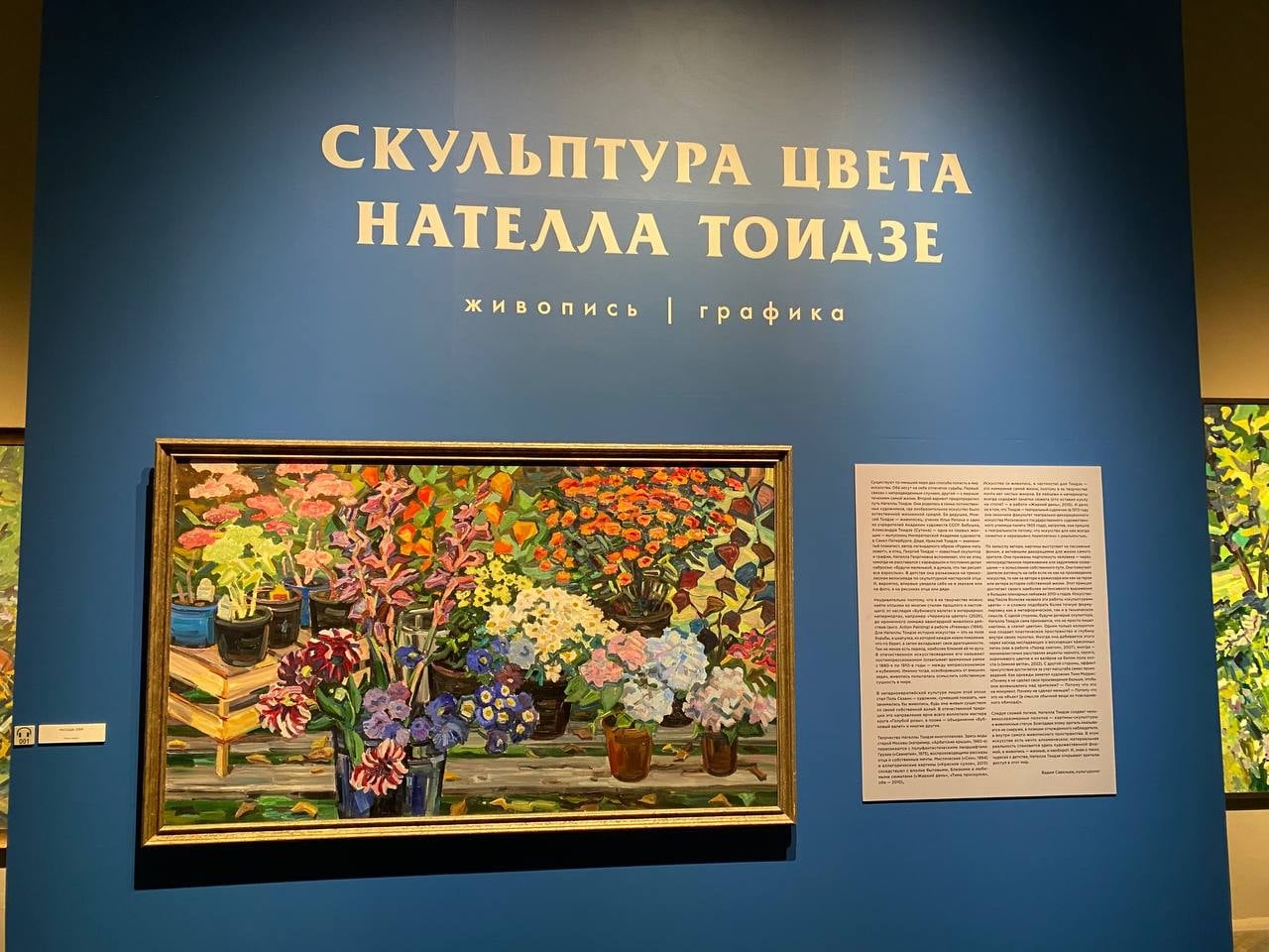 Выставка «Скульптуры цвета. Нателла Тоидзе. Живопись, графика»