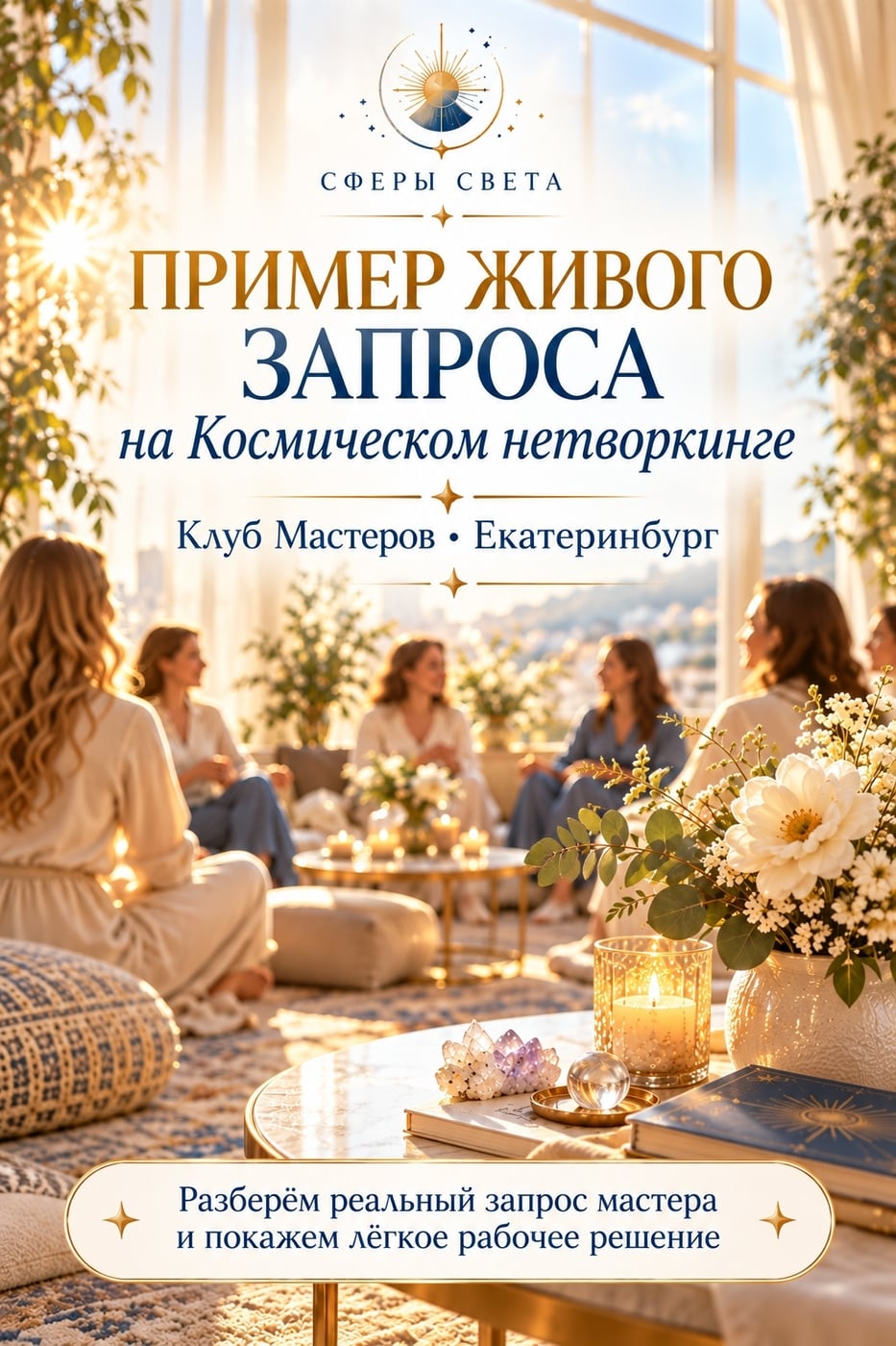 ПРИМЕР ЗАПРОСА НА КОСМИЧЕСКОМ НЕТВОРКИНГЕ 3.10 Екатеринбург