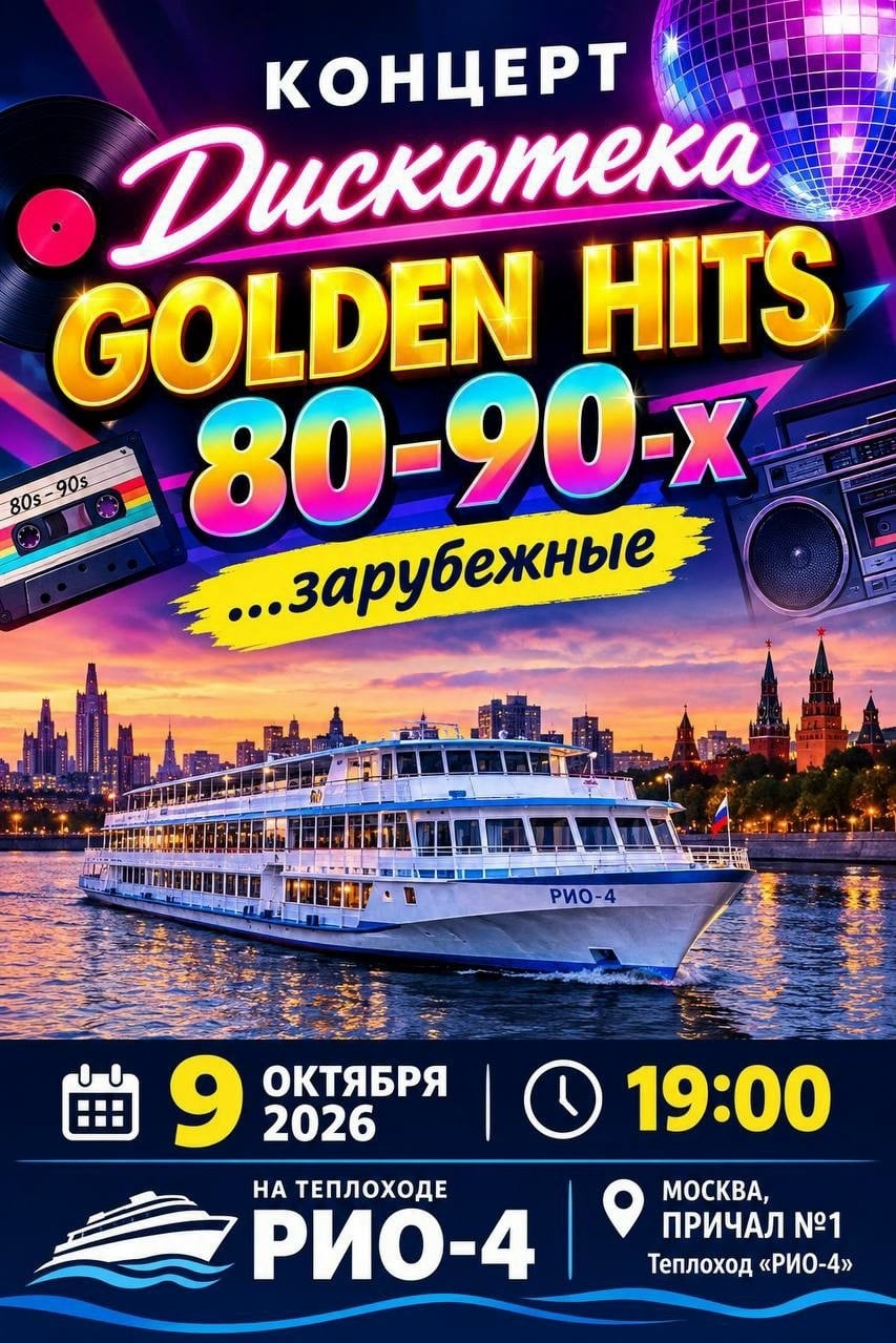 Концерт «Дискотека GOLDEN HITS 80-90-х ...зарубежные»