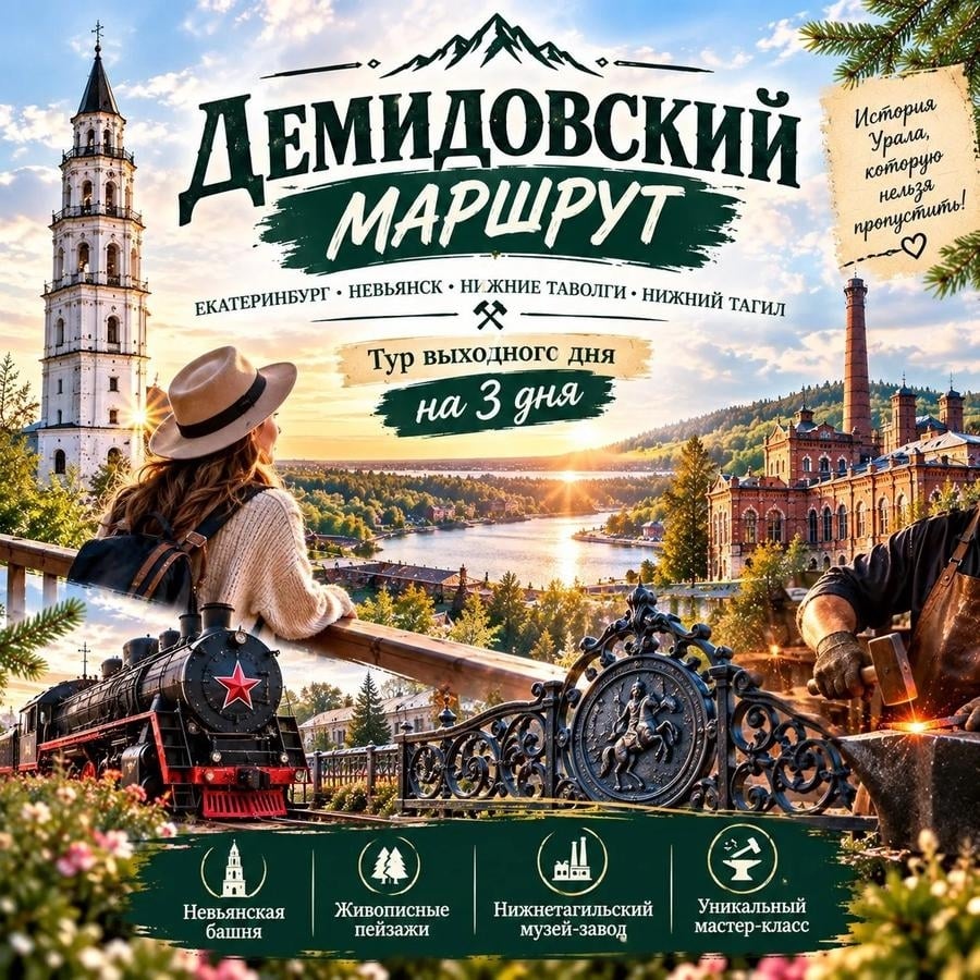 История Урала в туре "Демидовский маршрут"