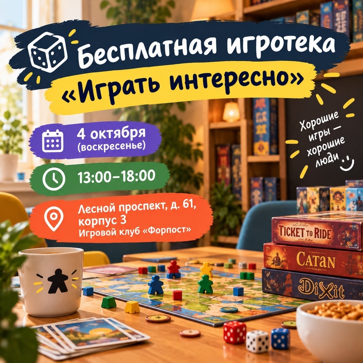 Бесплатная игротека «Играть интересно»