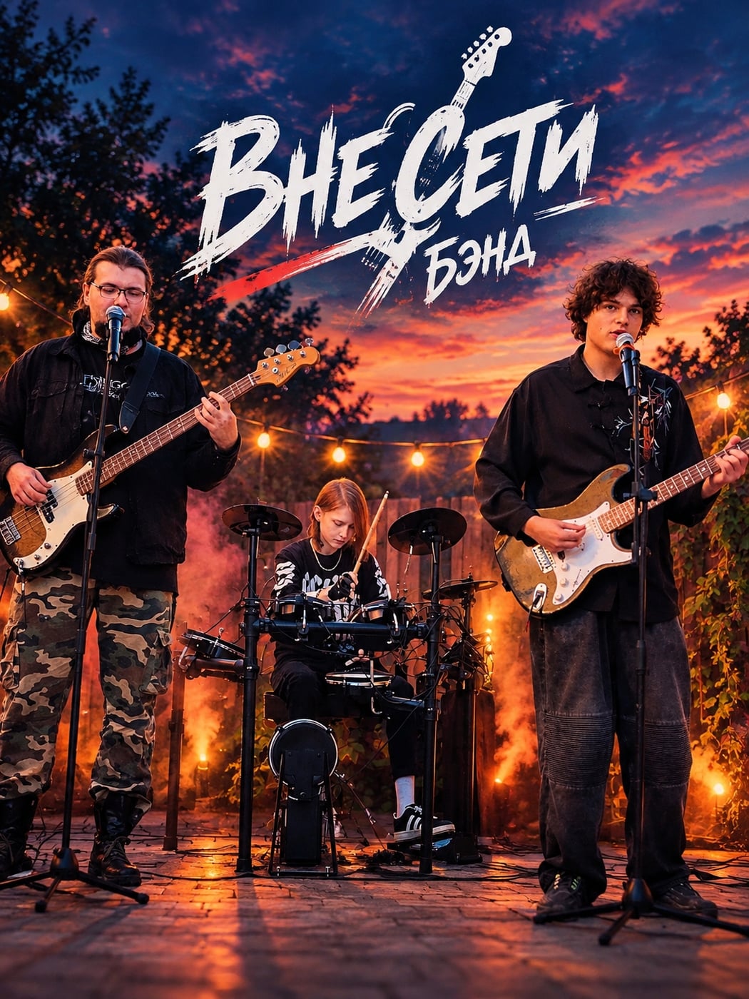 Приглашаем на музыкальный вечер с группой «Вне Сети Бэнд»