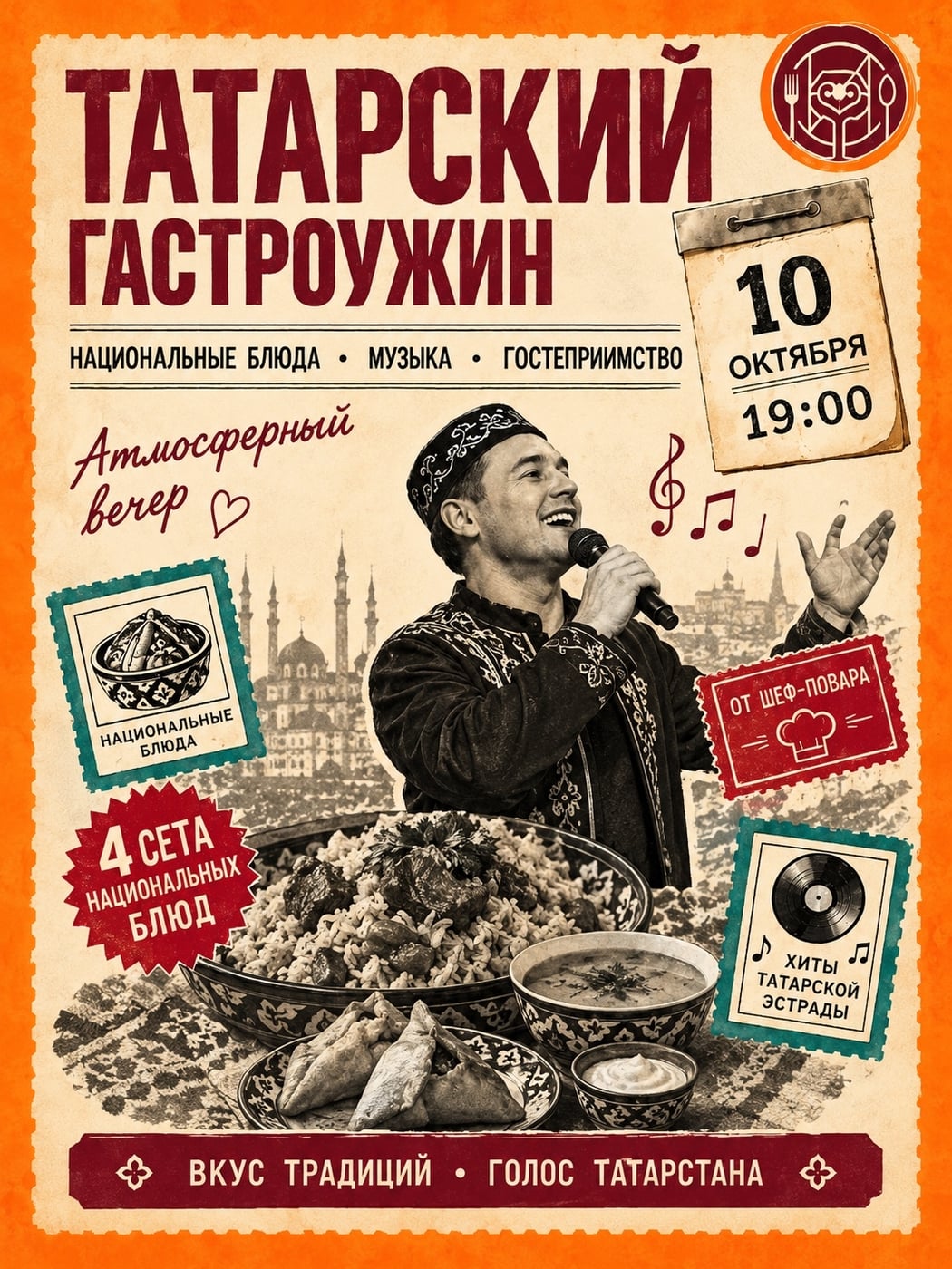 ТАТАРСКИЙ ГАСТРОУЖИН В «ИСТОРИКА»