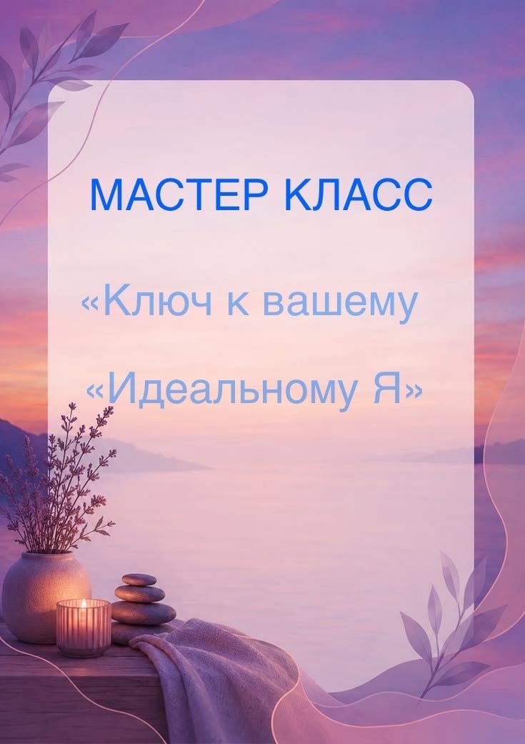 . Мастер-класс «Ключ к Вашему Идеальному Я»