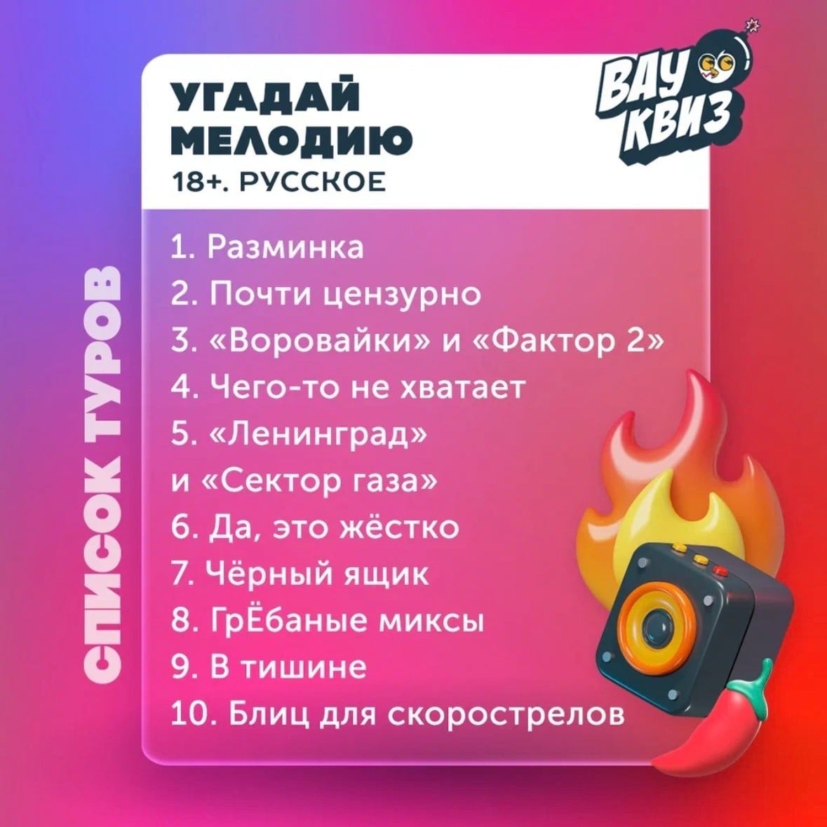 Музыкальный квиз «18+» пройдет в кафе «Чай-кофф»