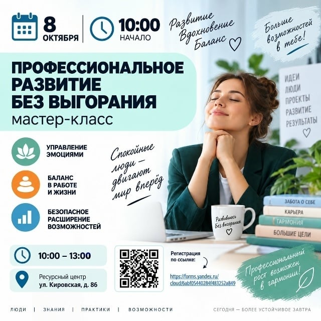8 октября в 10:00 ждём работающую молодёжь, кадровых специалистов и…