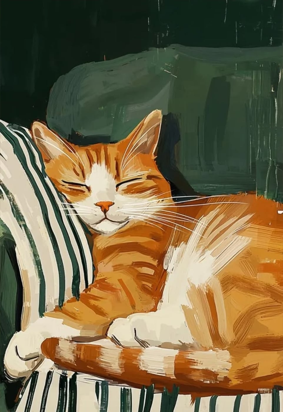 Мастер-класс «Спящий кот»