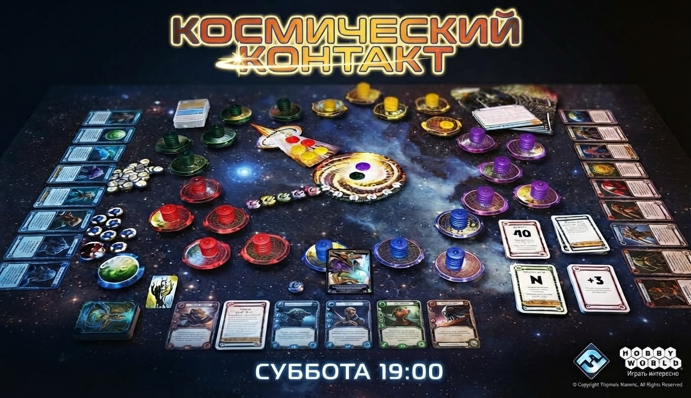 В эту СУББОТУ 10.10 настольные игры