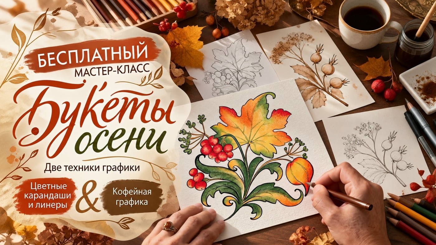 00 мск на НОВЫЙ ОТКРЫТЫЙ УРОК "Букеты осени"