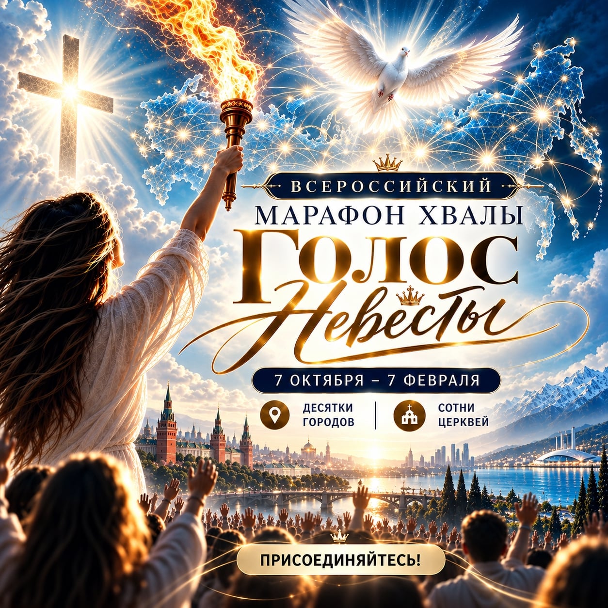 Дорогая церковь, 7 октября у нас состоится вечер хвалы!