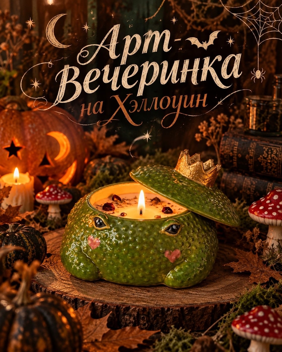 Арт-вечеринка на Хэллоуин в «Трепетном»