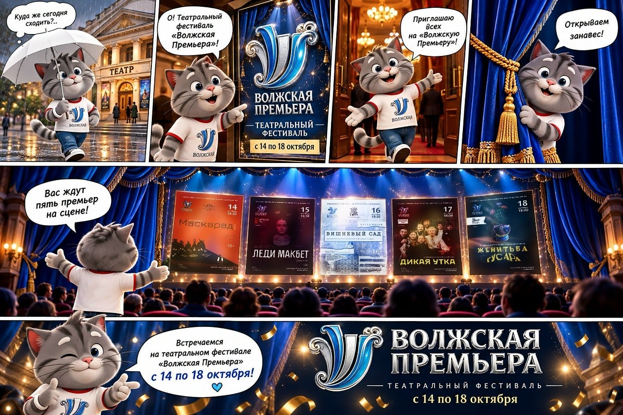 В Чебоксарах стартует фестиваль «Волжская Премьера»
