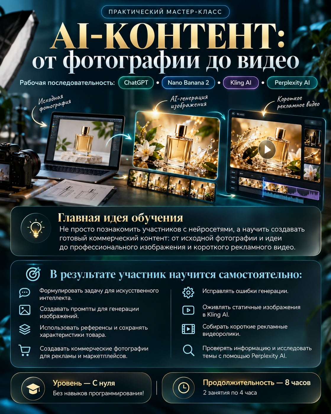 "AI-КОНТЕНТ: ОТ ФОТОГРАФИИ ДО ВИДЕО"