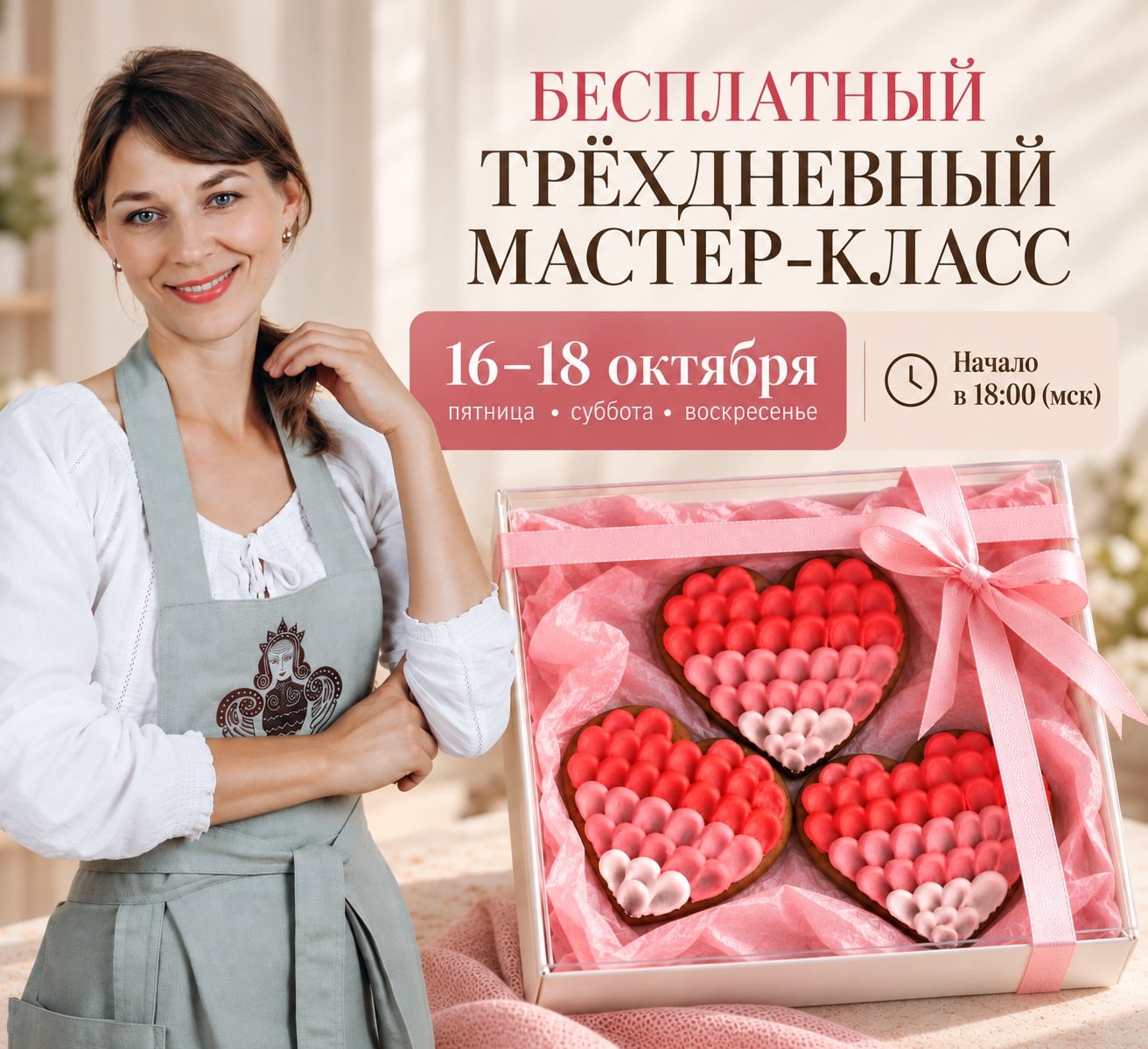 16, 17 и 18 октября приглашаю вас на бесплатный трёхдневный…