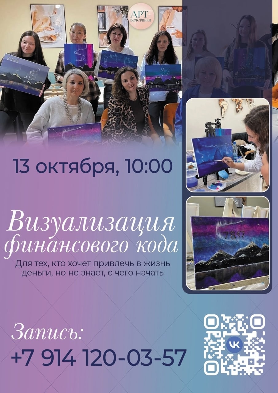 Арт-завтрак «Визуализация финансового кода»