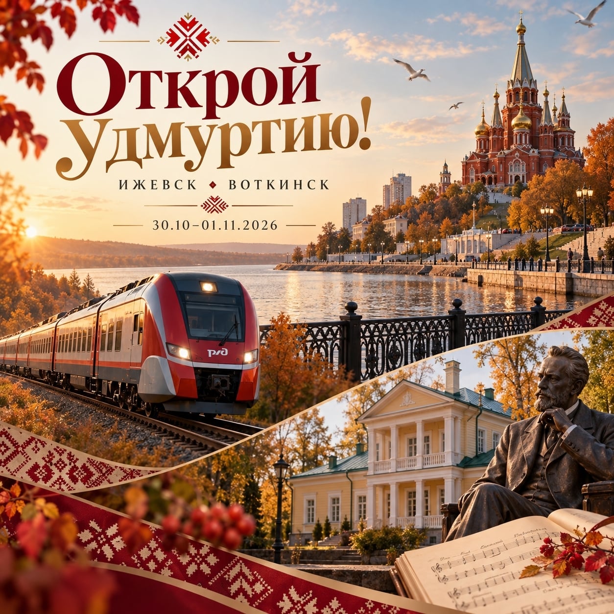 ТЕМАТИЧЕСКИЙ ПОЕЗД: «ОТКРОЙ УДМУРТИЮ!»