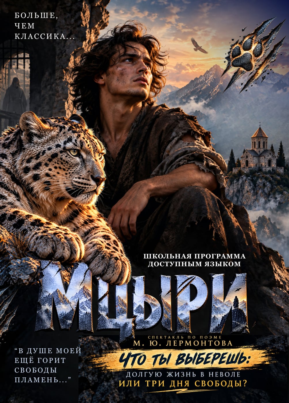Спектакль «Мцыри», Новокуйбышевск