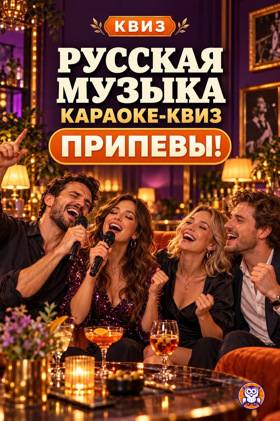 КВИЗ «РУССКАЯ МУЗЫКА: КАРАОКЕ-КВИЗ. ПРИПЕВЫ». ИГРАЕМ ЧЕРЕЗ 6 ДНЕЙ!