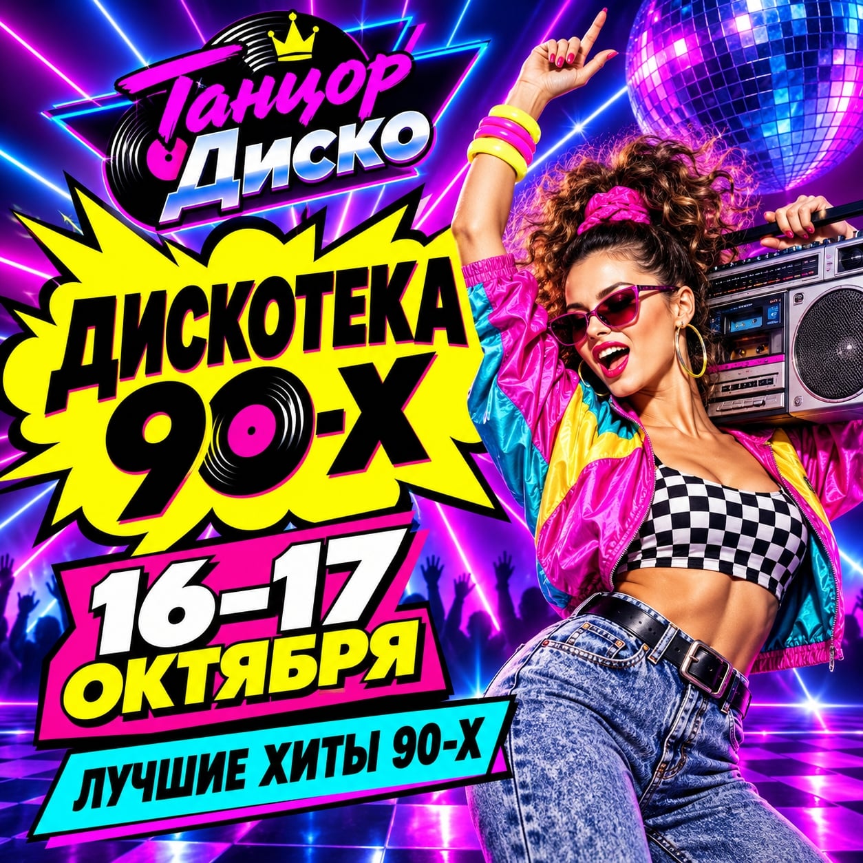 В «Танцор Диско» два вечера танцуем под хиты 90-х!