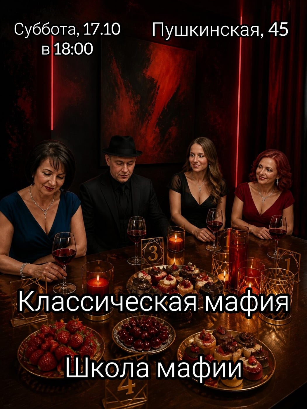 Суббота, 17.10 в 18:00 приглашаем на обучающие игры в клссическую…