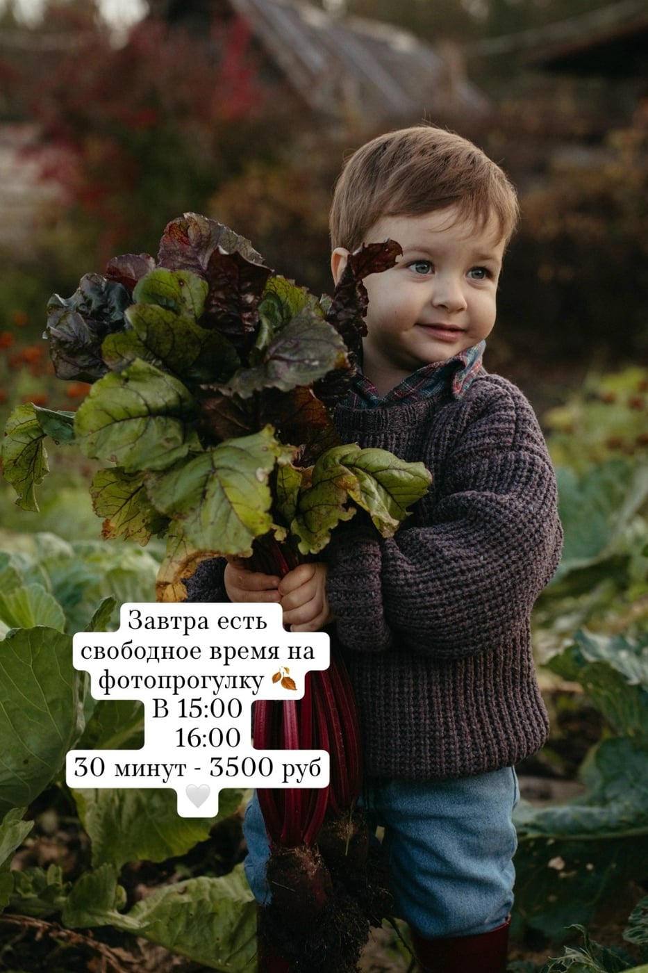 Завтра 13.10 есть свободное время на фотопрогулку