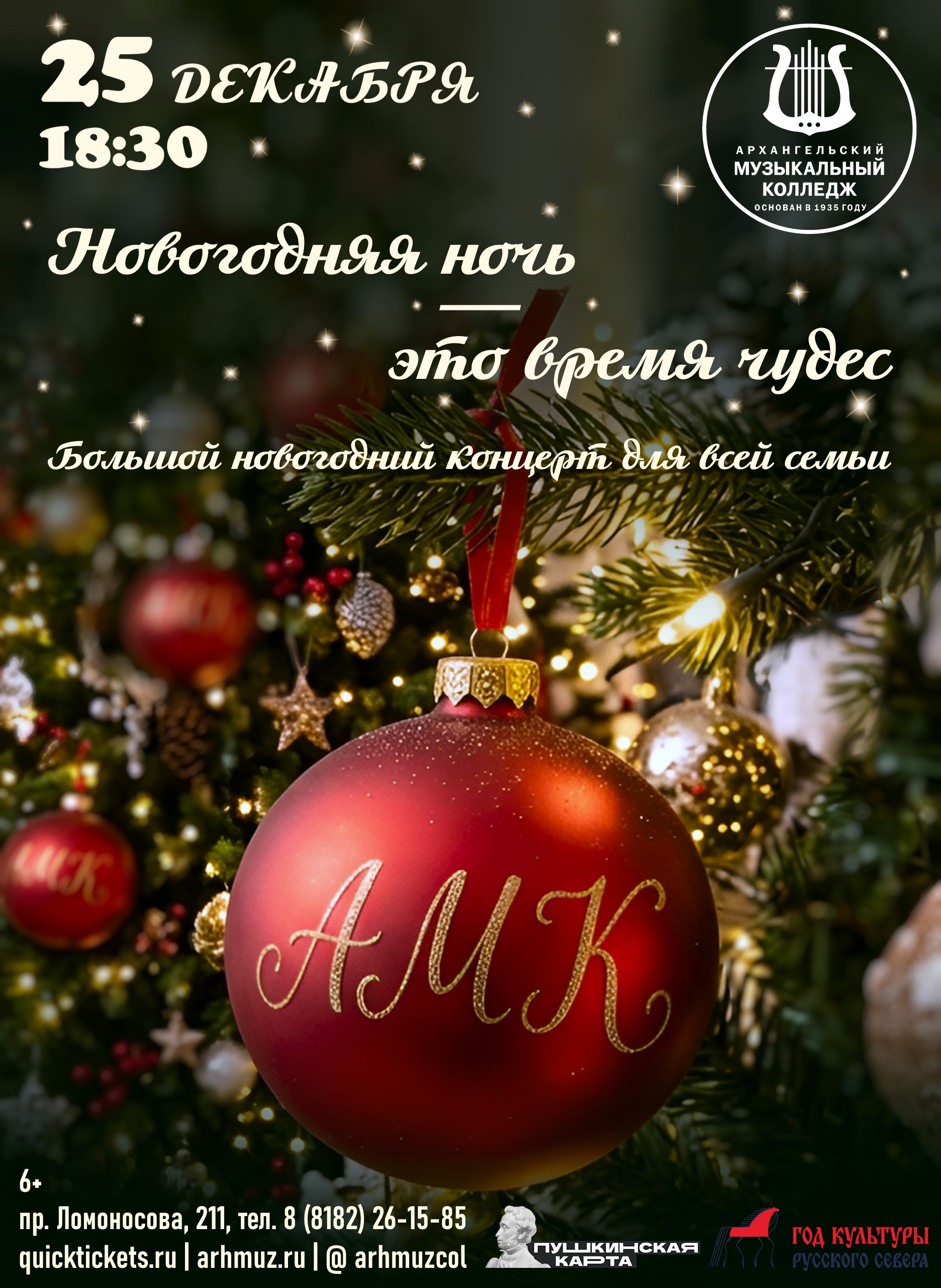 Концерт «Новогодняя ночь - это время чудес»