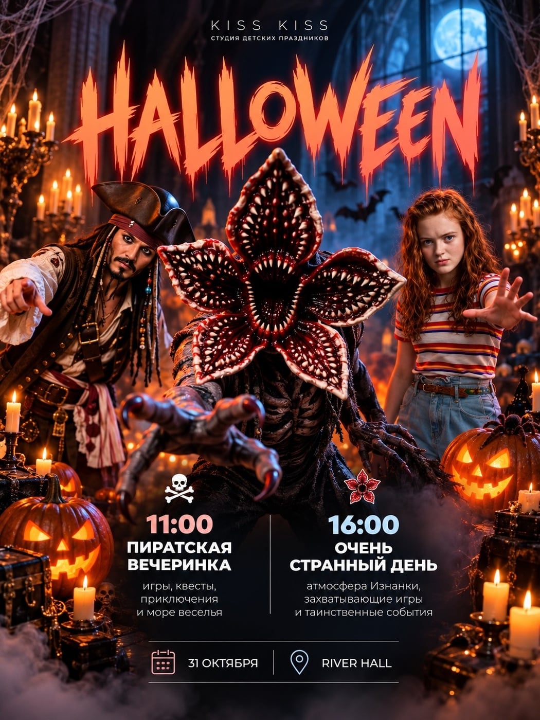 31 октября встречаемся на Halloween в River Hall
