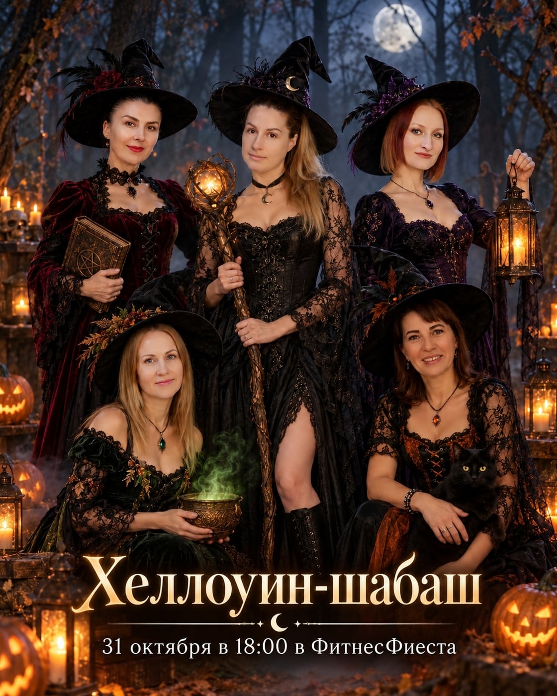 Хеллоуин-шабаш в «Фитнес Фиесте»: магия, драйв и сюрпризы! ‍