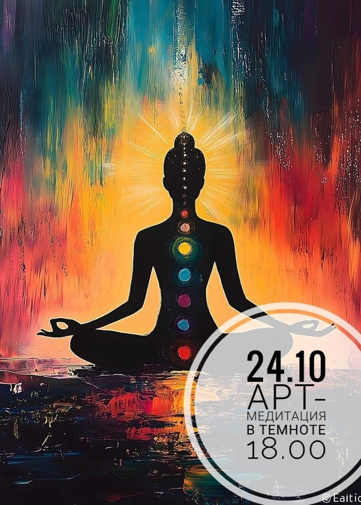 Арт-медитация «Чакры» (24.10 в 18:00) В ТЕМНОТЕ
