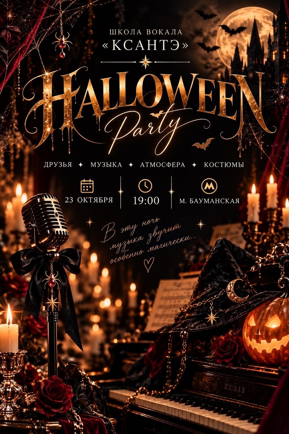 HALLOWEEN PARTY от школы вокала «КСАНТЭ»