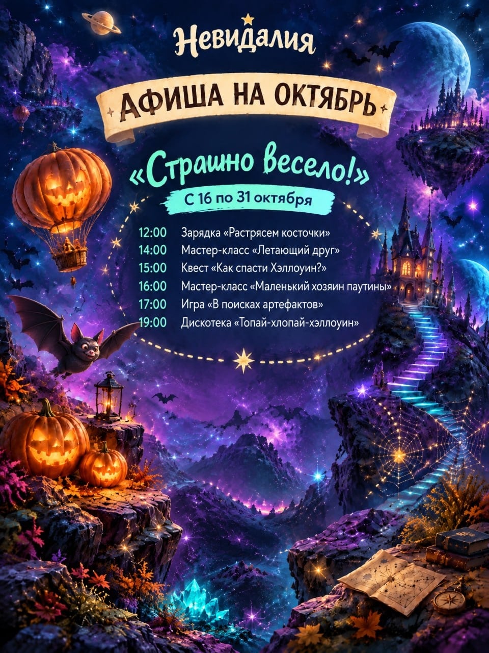 Афиша «Невидалии» с 16 по 31 октября