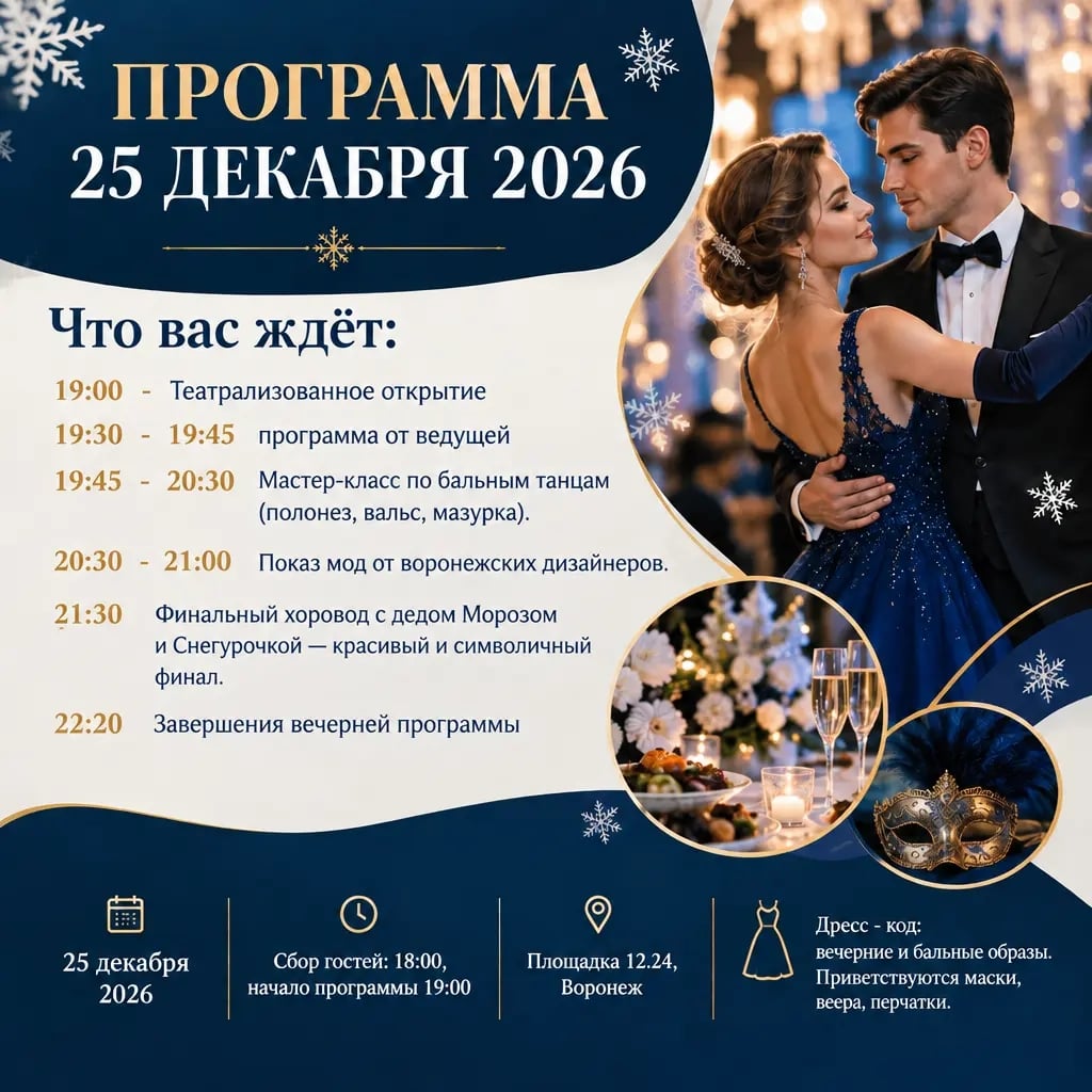 Зимний бал «Двенадцать месяцев»