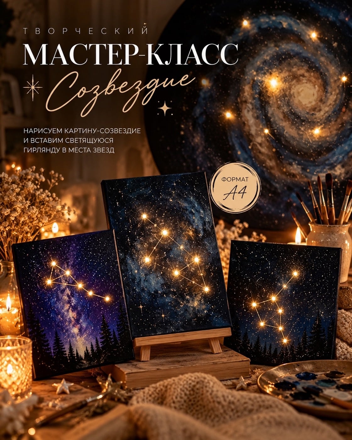 МАСТЕР-КЛАСС «СВЕТ МОЕГО СОЗВЕЗДИЯ»